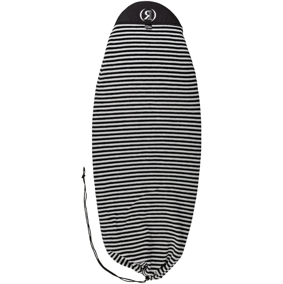 2026 Ronix Round Nose Surf Sock R20-BAG-SS - Black / White